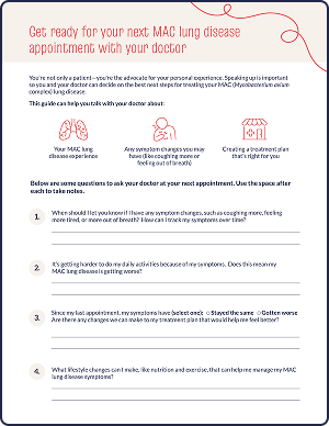 Doctor Discussion Guide for MAC Lung Disease